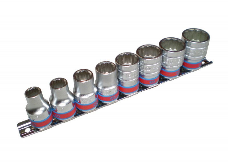 Kingtony 8 RÉSZES 1/2˝-OS KÉZI DUGÓKULCS KÉSZLET COLL 12* 4010SR termék fő termékképe