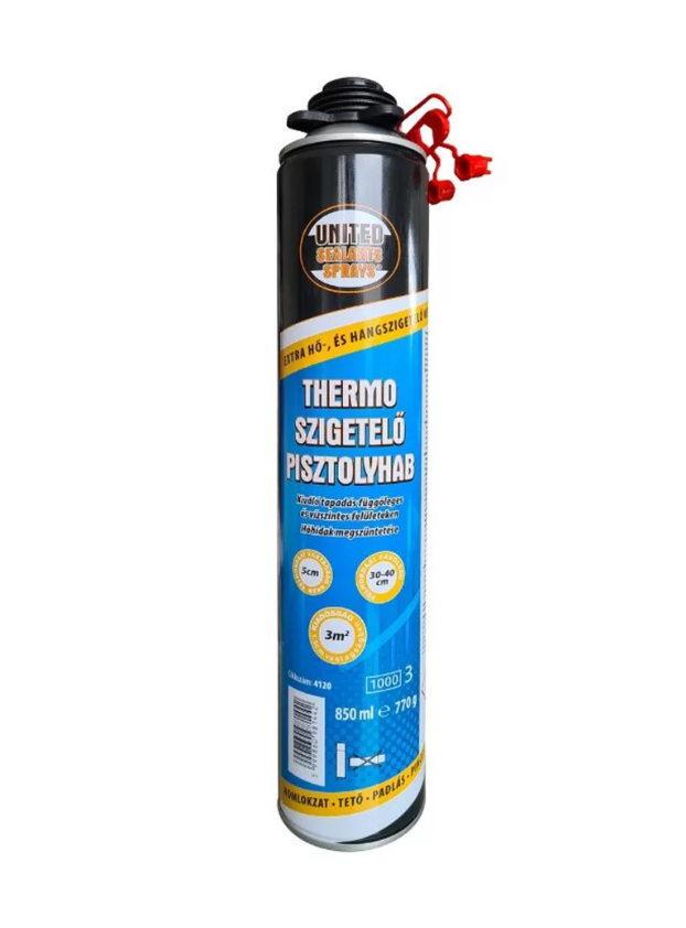 UNITED SEALANTS THERMO SZIGETELŐ PISZTOLYHAB 850ML termék fő termékképe
