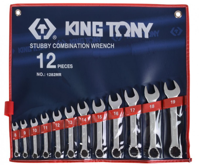 Kingtony 12 részes rövid csillag-villáskulcs készlet 1282MR termék fő termékképe