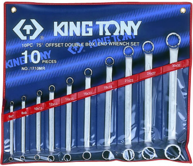 Kingtony 10 részes csillagkulcs készlet 6-32mm 1710MR termék fő termékképe
