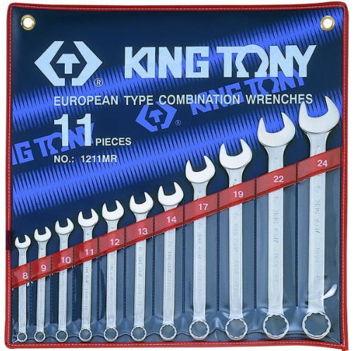 Kingtony 11 részes csillag-villáskulcs készlet 8-24mm 1211MR termék fő termékképe