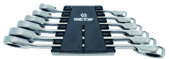 Kingtony 6 részes racsnis csillagkulcs készlet 12706MR termék fő termékképe