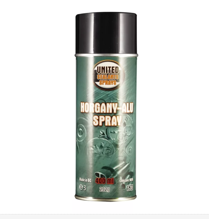 UNITED SEALANTS UNITED SPRAYS HORGANY-ALU SPRAY 400ML termék fő termékképe
