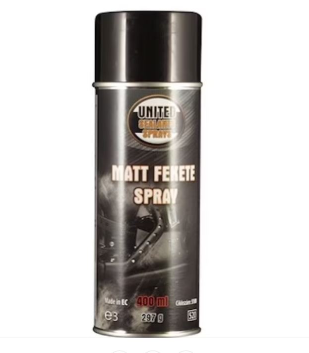UNITED SEALANTS UNITED SPRAYS MATT FEKETE SPRAY 400ML termék fő termékképe