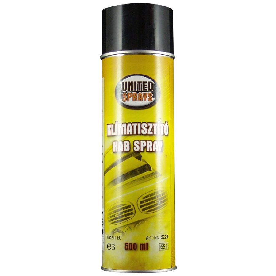 UNITED SEALANTS UNITED SPRAYS KLÍMATISZTÍTÓ HAB SPRAY 500ML + SZONDA termék fő termékképe