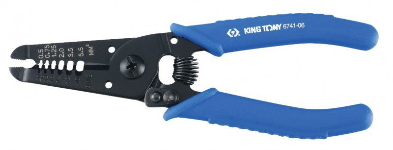 Kingtony KÁBELVÁGÓ- ÉS CSUPASZÍTÓ FOGÓ 6741-06 termék fő termékképe