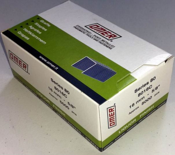 Omer Series 80 8016 C Galvanizált Stanox kapocs 16mm 5000 db termék fő termékképe