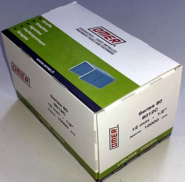 Omer Series 80 8012C Galvanizált Stanox kapocs 12mm 10000 db termék fő termékképe