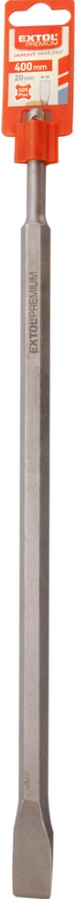 EXTOL Betonvéső lapos, SDS-PLUS, 400x20mm termék fő termékképe