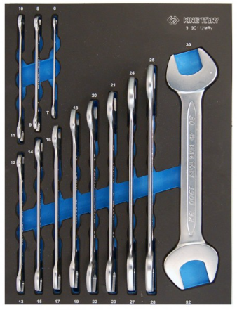 Kingtony 12 részes villáskulcs készlet 6-32mm 9-1112MRV termék fő termékképe