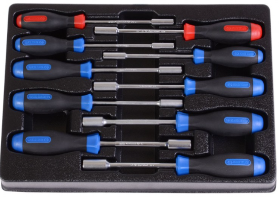 Kingtony 10 részes nyeles dugókulcs készlet 9-30110CR termék fő termékképe