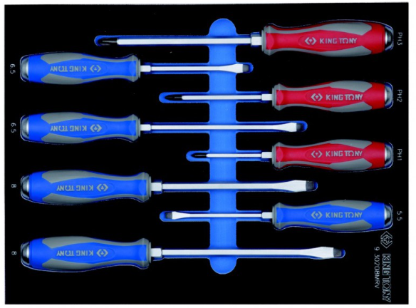 Kingtony 8 részes csavarhúzó készlet 9-30208MRV termék fő termékképe