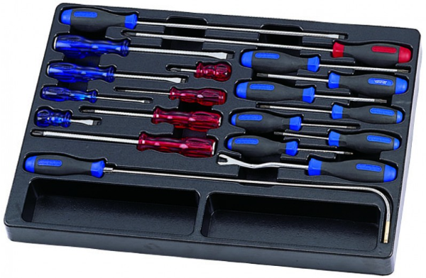 Kingtony 19 részes csavarhúzó készlet, tálcás 9-31919MR termék fő termékképe