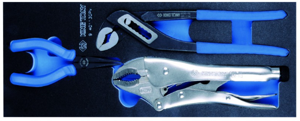 Kingtony 3 részes fogókészlet (EVA tálcás) 9-40113GPV termék fő termékképe