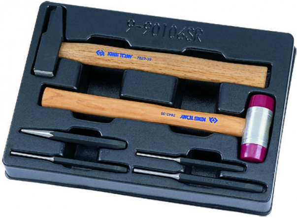 Kingtony 6 részes csapkiütő- & kalapácskészlet 9-90106SR termék fő termékképe