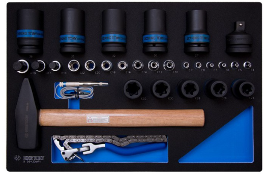 Kingtony 30 részes vegyes szerszámkészlet (EVA tálcás) 9-99430MFV termék fő termékképe