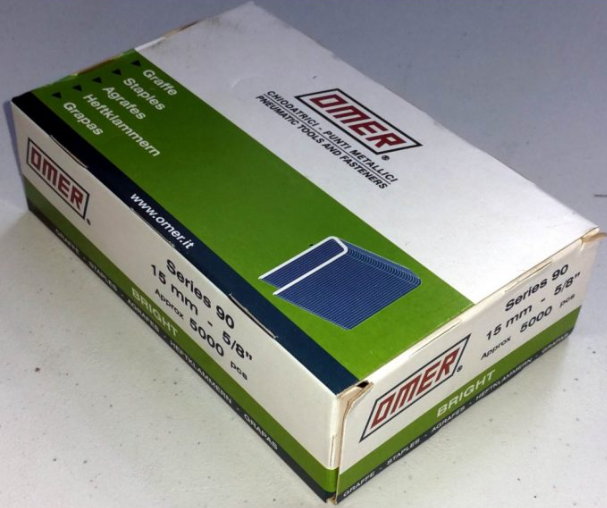 Omer Series 90 bright Kapocs 15mm 5000 db termék fő termékképe