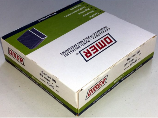 Omer Series 90 bright Kapocs 25mm 5000 db termék fő termékképe