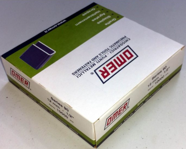 Omer Series 90 bright Kapocs 12mm 10000 db termék fő termékképe
