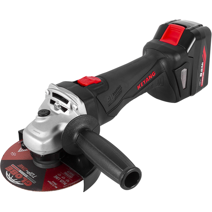 Keyang DG18BL-125S akkus sarokcsiszoló 18V 2x5,0Ah; 125mm szénkefe nélküli termék fő termékképe