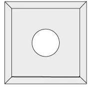 IGM N012 Kés keményfém Z4 - 12x12x1,5 UNI termék fő termékképe