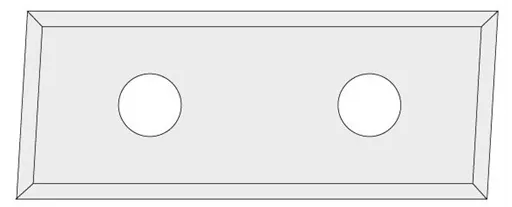 IGM N017 Kés keményfém Z4 lecsapott 3° - 28,3x12x1,5 LH UNI termék fő termékképe