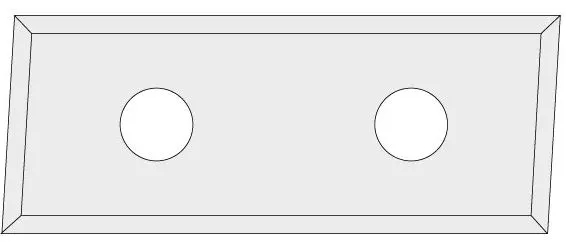 IGM N017 Kés keményfém Z4 lecsapott 3° - 48,3x12x1,5 LH UNI termék fő termékképe