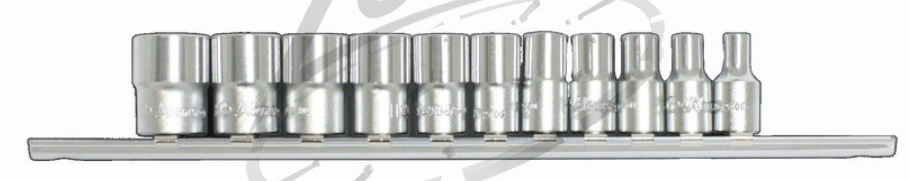 HANS 1/4˝ dugókulcsfej készlet 11r. 4-14mm 2611M termék fő termékképe