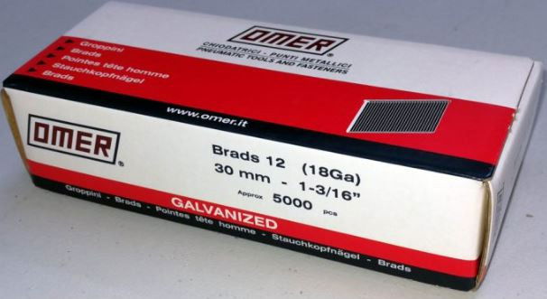 Omer Brads 12 galvanizált szeg 30mm 5000db termék fő termékképe