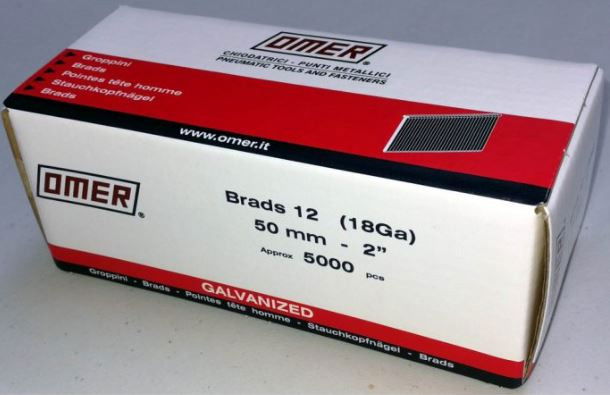 Omer Brads 12 galvanizált szeg 50mm 5000db termék fő termékképe