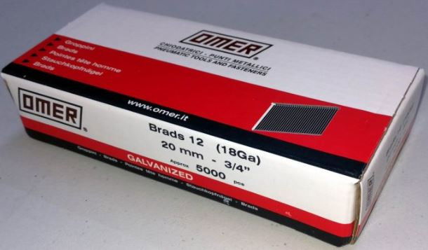 Omer Brads 12 galvanizált szeg 20mm 5000db termék fő termékképe