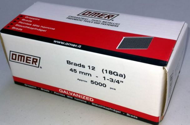 Omer Brads 12 galvanizált szeg 45mm 5000db termék fő termékképe