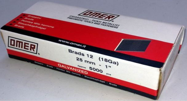 Omer Brads 12 galvanizált szeg 25mm 5000db termék fő termékképe