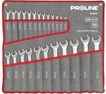 PROLINE Csillag-villáskulcs készlet 24 részes termék fő termékképe