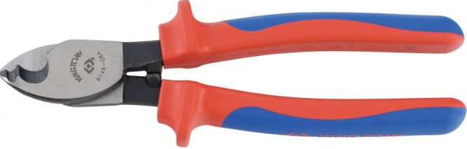 Kingtony KÁBELVÁGÓ FOGÓ 200MM SZIGETELT 6146-08A termék fő termékképe