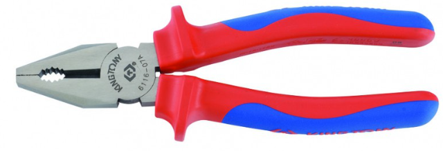 Kingtony KOMBINÁLT FOGÓ 180MM SZIGETELT 6116-07A termék fő termékképe