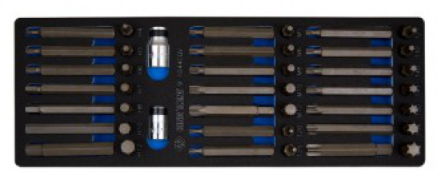 Kingtony 44 RÉSZES CSAVARBEHAJTÓ KÉSZLET EVA TÁLCÁS 9-1044CQV termék fő termékképe