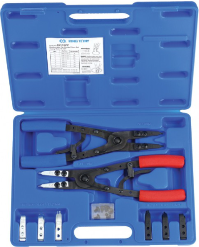 Kingtony 15 RÉSZES ZÉGERFOGÓ KÉSZLET 10,5˝ CSERÉLHETŐ CSÚCCSAL 45115PP termék fő termékképe