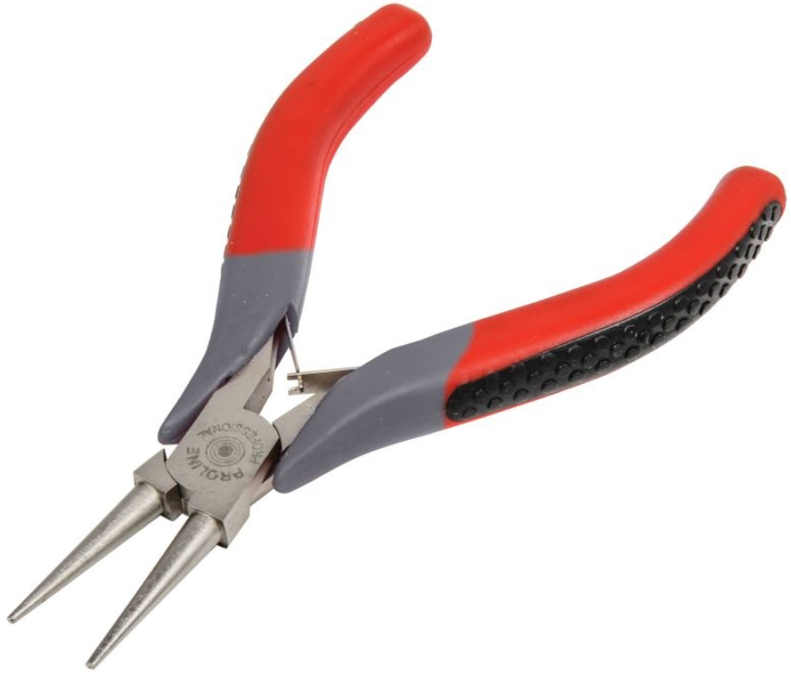 PROLINE Gumírozott Nyelű Kerek Csőrű Műszerész-fogó - 120mm (28786) termék fő termékképe