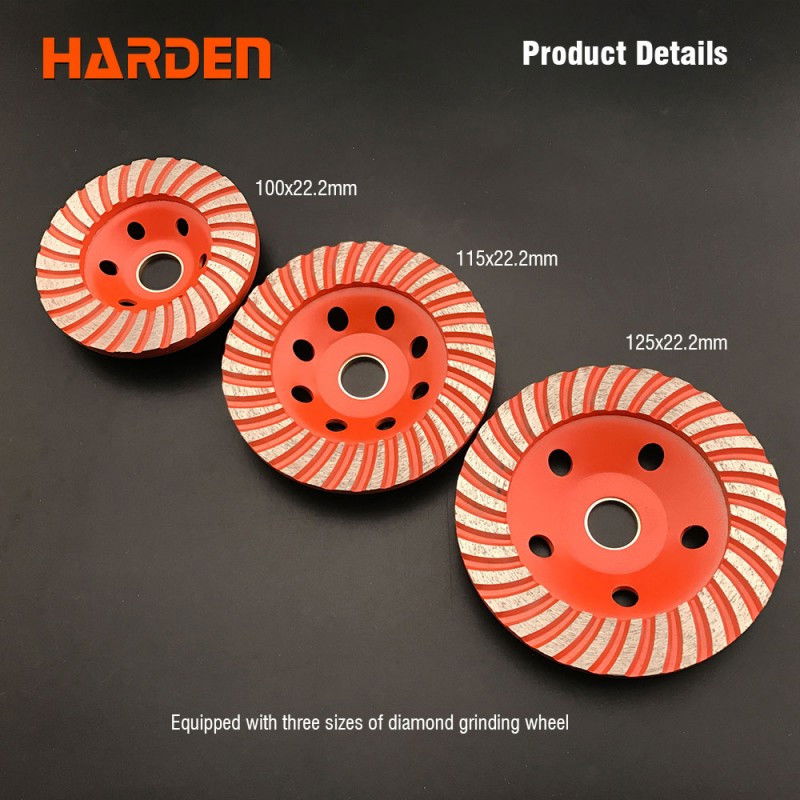 HARDEN Gyémánt csiszolótárcsa turbo 125 Harden termék fő termékképe