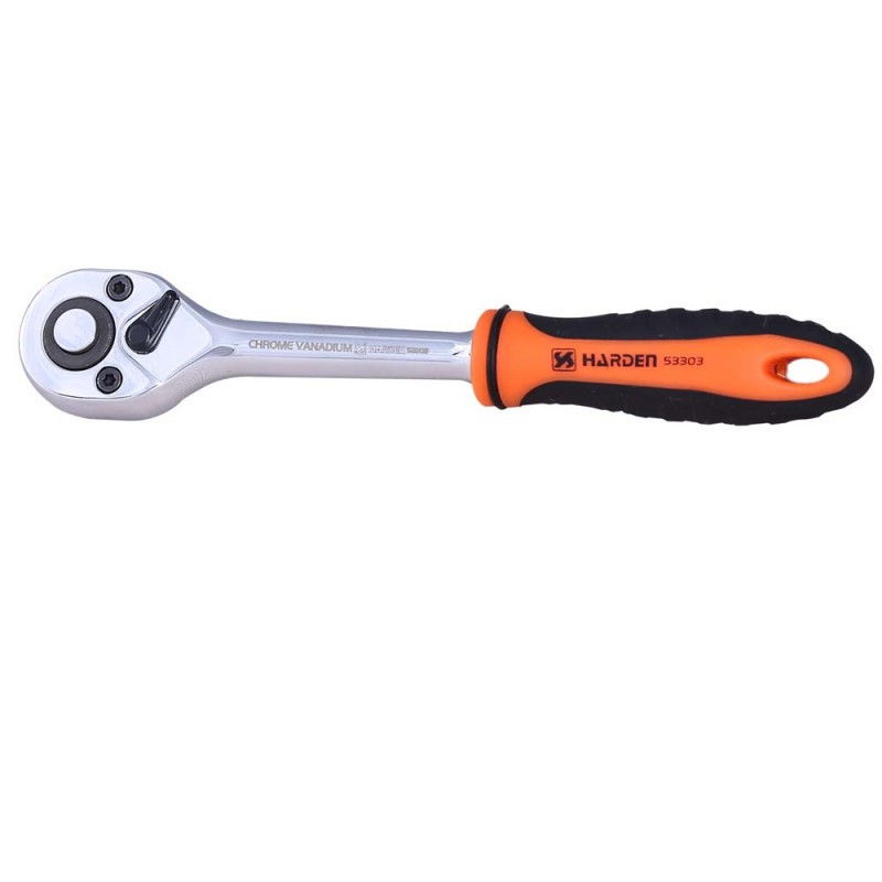 HARDEN Hajtókar 1/4" 155mm 72 fog racsnis irányváltós 2K nyél Harden termék fő termékképe