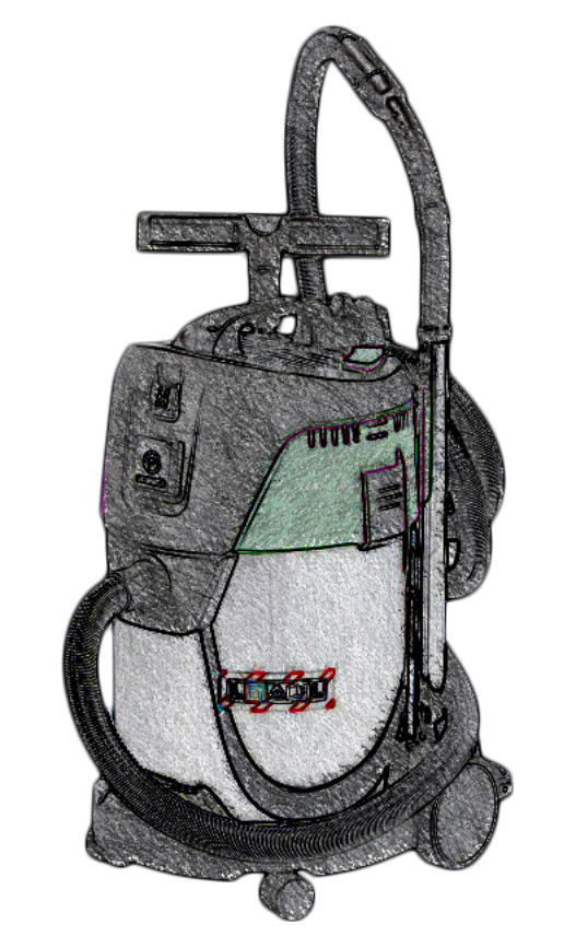 PLAY STEEL 415 hálózati ipari száraz-nedves porszívó kölcsönzés termék fő termékképe