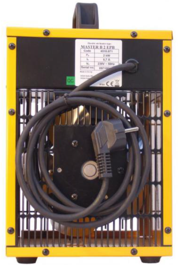 MASTER B2 hőlégfúvó (elektromos 2kW) termék fő termékképe