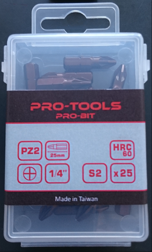 TOOL-KER bit set PZ2 25mm PRO-BIT termék fő termékképe