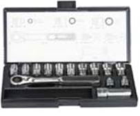 Makita Átmenő dugókulcs készlet 14 db-os, 10-19 mm + 1/4, 3/8 coll termék fő termékképe