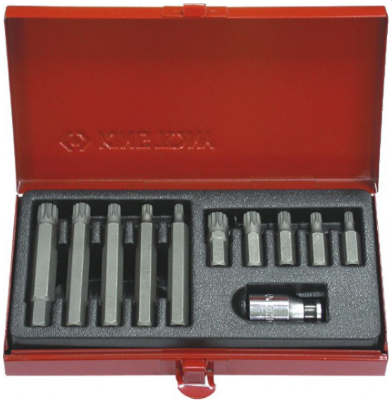 Kingtony 11 részes bitkészlet 10mm-es (Spline) termék fő termékképe