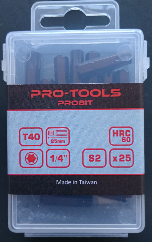 TOOL-KER bit set torx T40 PRO-BIT termék fő termékképe