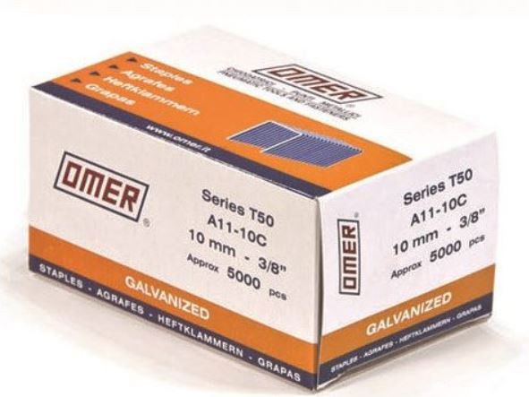 Omer Series T50/12 galvanizált kapocs 12mm 5000 db termék fő termékképe